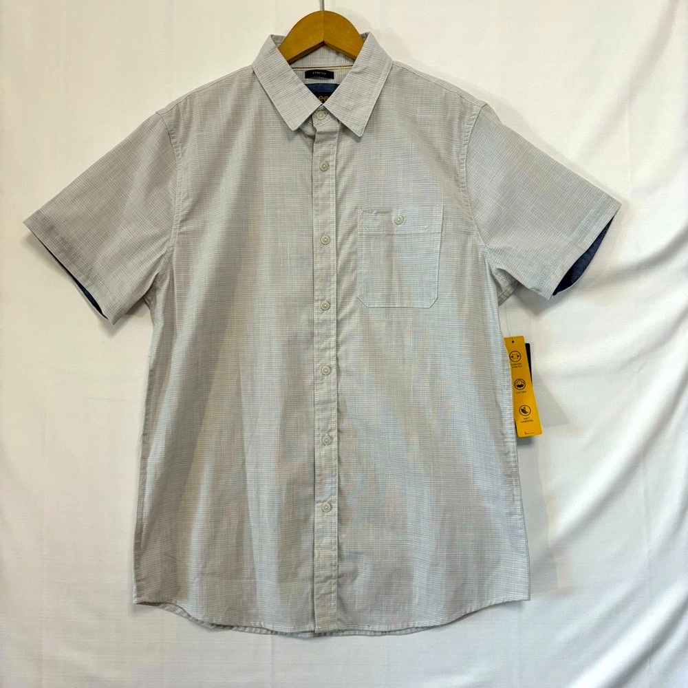 Lee Men's NWT Light Gray Stretch Shirt Size Medium